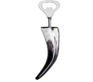 Abridor de botellas de cuerno de carnero hecho a mano, regalo de Navidad único para hombres, cuerno de búfalo pulido hecho en La India - Product Image 3