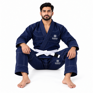 Kimono Ligero de Jiu Jitsu Brasileño 100% Algodón, Uniforme Unisex Profesional para BJJ, Antibacterial, con Logotipo Personalizado para Entrenamiento - Product Image 3