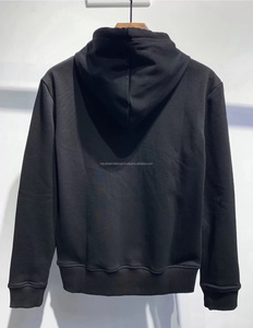 สีดำ HIFH88ที่กำหนดเองพิมพ์ผู้ชายบวกขนาดตัวเลือกเสื้อกันหนาวหมวก - Product Image 2