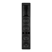 Mini Column Line Array 4*6.5 Inch Speaker Kolom Aktif Neodymium DSP Bertenaga untuk Sewa Audio Live Gereja
