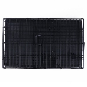 Fabricant vente en gros 24 30 36 42 <span class=keywords><strong>48</strong></span> pouces noir pliable cage pour chien cage pour chien - Product Image 6