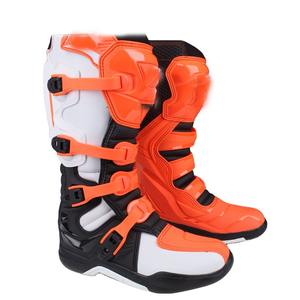 Chaussures de moto personnalisées de haute qualité en cuir véritable, bottes de course unisexes, imperméables, respirantes, avec design en polyester - Product Image 1