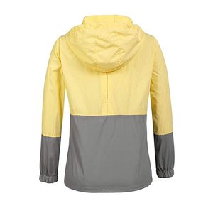 เสื้อแจ็คเก็ตกันลมแบบมีซิปสำหรับผู้หญิง สีสันตัดกันได้ตามสั่ง ระบายอากาศได้ดี กันน้ำ เหมาะสำหรับวิ่งและเดินป่า น้ำหนักเบา - Product Image 3