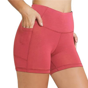 Shorts de yoga confortables et respirants pour femmes, shorts de cycliste taille haute extensibles et écologiques pour le fitness, la gym, la course et l'entraînement - Product Image 1