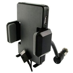 Caricabatterie per Auto Hands-Free con Trasmettitore FM, Telecomando, Supporto Telefono e Jack per Cuffie da 3,5 mm - Categoria Prodotto: Supporto per Auto - Product Image 4