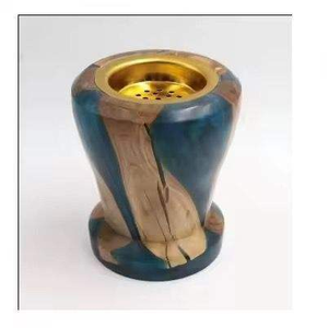 Quemador de Incienso Clásico de Resina y Madera Ecológica de Lujo, Mabkhara Árabe, Decoración Islámica para el Hogar, Regalo de Ramadán y Eid por MULTI CRAFT - Product Image 1