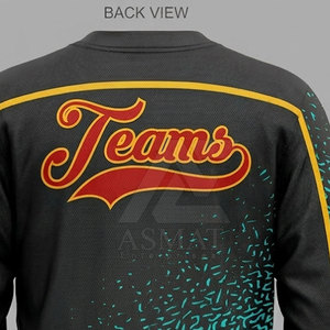 Jersey de Hockey Sublimado Directo de Fábrica, Ropa Deportiva Personalizada para Equipos, Secado Rápido, Ropa de Entrenamiento para Pista de Hielo - Product Image 4