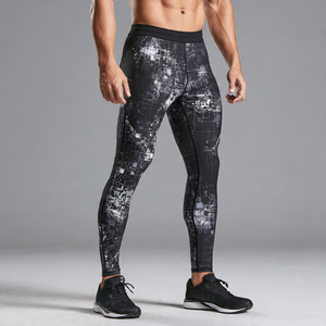 กางเกงเลกกิ้งซับลิเมชั่นสำหรับผู้ชาย กางเกงบาสเก็ตบอล กางเกงออกกำลังกาย ฟิตเนสแวร์ กางเกงเลกกิ้งซับลิเมชั่นสำหรับผู้ชาย - Product Image 2