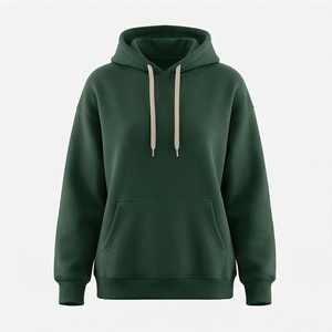 Sweat-shirt à capuche unisexe oversize vierge respirant pour le sport et le streetwear, personnalisable en couleur, vente en gros - Product Image 1