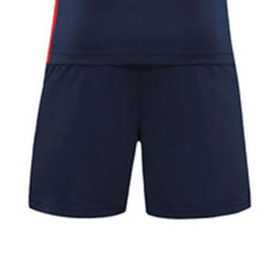 Ensemble de maillots de volley-ball unisexe sans manches, col en V, évacuation de l'humidité, bleu marine, rouge, blanc, numéro 8, impression sublimée, vêtements de sport pour adultes - Product Image 6