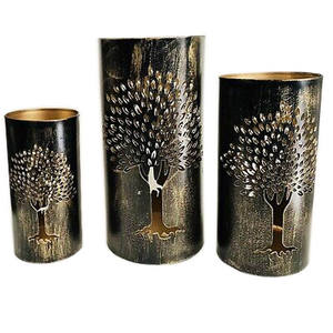 Portavelas de Hierro Metálico, Farol Decorativo para el Hogar y Hoteles, Decoración de Lujo para el Hogar, Forma Redonda, Bodas - Product Image 6