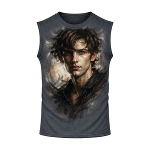 เสื้อยืดออกกำลังกายผู้ชายแบบไม่มีแขน ทรงปกติ ระบายอากาศได้ดี เป็นมิตรกับสิ่งแวดล้อม ออกแบบมาเพื่อการออกกำลังกายที่ยิมและการสวมใส่ในชีวิตประจำวัน - Product Image 3