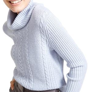 Suéter Elegante Casual de Punto Grueso con Cuello en V para Mujer, Talla Grande, con Logotipo Frontal y Decoraciones de Botones de Encaje, Venta al Por Mayor - Product Image 1