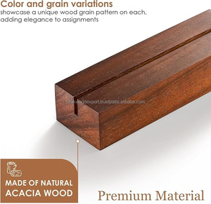 Porte-cartes de visite décoratif en bois de sève d'arbre écologique de qualité supérieure pour événements et fêtes - Product Image 3