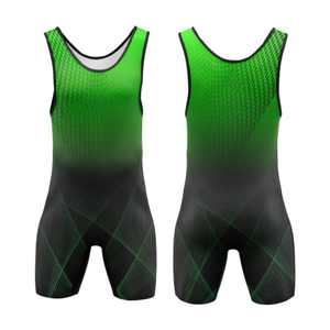 Tenue de lutte professionnelle en tissu extensible haute durabilité pour le marché européen, uniforme de lutte de haute qualité en tissu interlock - Product Image 6