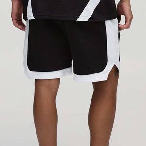 Camisetas de Verano para Hombre de Talla Grande, de Buena Calidad, con Logotipo Personalizado OEM, Transpirables, de Poliéster/Algodón, con Contraste de Color, en Conjunto con Pantalones Cortos, 2 Piezas - Product Image 5