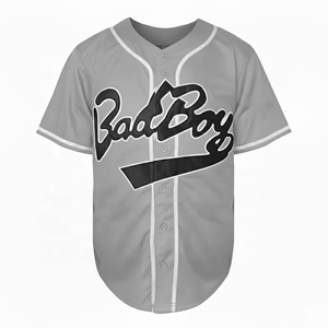 Vente chaude Maillots de baseball personnalisés 100% Polyester Sublimation Imprimé Respirant Séchage rapide Vente en gros Service OEM - Product Image 2