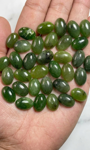 Listo para enviar calidad consistente 6x8mm nefrita Jade cabujones ovalados a granel al por mayor de la tienda en línea Etsy eBay Drop Shipping - Product Image 3