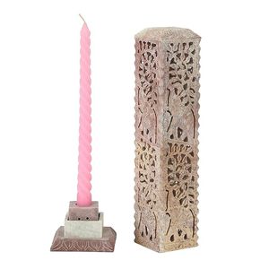 <b>Elephant</b> Carving Indian Incense Sandalwood Stone Candle Holder Handcrafted Fragrance Burner for Home <b>Decor</b> Gifting - Product Image 1