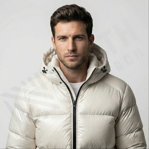 Chaqueta acolchada para hombre de alta demanda hecha a medida OEM ligera con logotipo personalizado recién llegado para la temporada de invierno chaquetas acolchadas para hombre - Product Image 2