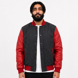 Vestes universitaires personnalisées en gros pour les détaillants de vêtements américains avec vestes à patchs et vêtements d'extérieur universitaires - Product Image 1