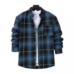 Nouvelle Chemise Décontractée pour Homme à Manches Longues, Imprimé Animal Fin, Col Rabattu Tissé, Patchwork Professionnel, Anti-Plis, Automne - Product Image 5