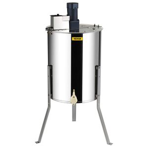 Extracteur de miel électrique en acier inoxydable 4/8 cadres, centrifugeuse d'apiculture, machine de traitement du miel - Product Image 1