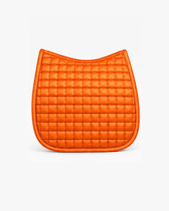 Nouvelle conception de tapis de selle en coton et polyester pour le dressage et le saut d'obstacles, respirant, couleur orange, pour la course hippique et l'équitation - Product Image 3