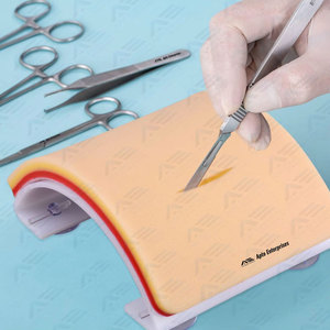 Kit de Práctica de Sutura Quirúrgica para Estudiantes de Medicina, Incluye Almohadillas de Sutura de Acero Inoxidable e Instrumentos Esenciales de Entrenamiento - Product Image 3