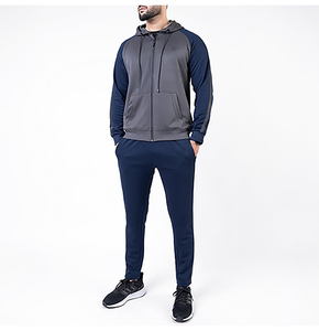 Conjunto Deportivo Casual con Capucha, Cremallera y Logotipo Personalizado, Resistente al Viento, de Alta Calidad, Unisex, 100% Algodón Felpa, Secado Rápido - Product Image 4