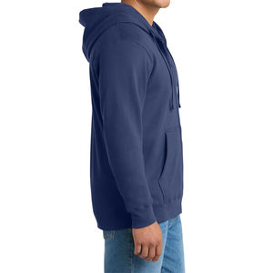 Men's <b>Zip</b> Hoodie Winter Urban Style Professionally Tailored High Quality 100% Cotton Fleece Lining Regular Fit Pocket - Product Image 4