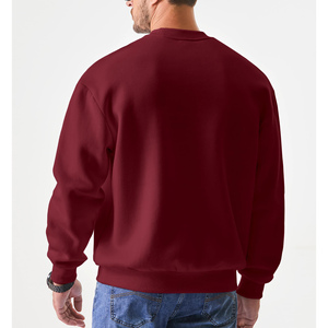 Men's Fashion <b>Sweatshirt</b> 100% Cotton 450g Basic Cotton Blended With Crew Neck Custom Logo Men Cotton <b>Plain</b> <b>Sweatshirt</b> - Product Image 3