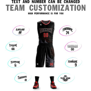 ชุดยูนิฟอร์มกีฬาบาสเกตบอล ผู้ผลิต OEM รับผลิตตามแบบ สั่งทำได้ ระบายอากาศได้ดี ซับเหงื่อ ผ้าโพลีเอสเตอร์เนื้อนุ่ม ชุดยูนิฟอร์มกีฬา - Product Image 5