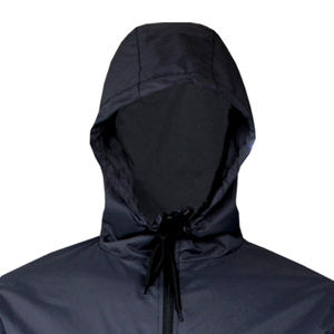 เสื้อฮู้ดซิปคุณภาพสูงสำหรับผู้ชาย พร้อมเชือกผูกปรับได้ เสื้อซาวน่าแบบสั่งทำพิเศษ ช่วยเร่งการลดน้ำหนัก วิ่งออกกำลังกาย - Product Image 5