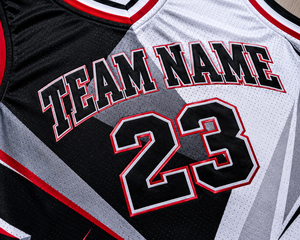 Custom Sublimated Basketball Jersey Team Name 23 V-Neck Sleeveless Unisex Adult Regular Fit Breathable <b>Mesh</b> Tank <b>Top</b> - Product Image 3