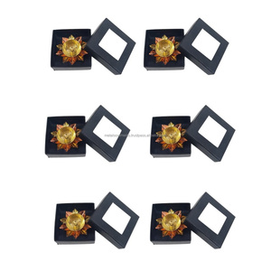 Lampes à huile traditionnelles faites à la main en laiton et en cuivre poli, impression numérique, 3 pouces, pour la décoration de Diwali et de Pooja - Product Image 1