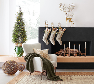 Nuevo Soporte Metálico para Calcetines Navideños con Diseño Rústico de Árboles, Decoraciones Navideñas Elegantes y Personalizadas para Chimeneas, Regalo Perfecto para Navidad - Product Image 4