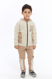 Wholesale Customized Solid Fleece Kids Clothing Sets Cotton <b>Polyester</b> <b>Tracksuit</b> for Boys & Girls All Ages with Custom Logo - Product Image 5