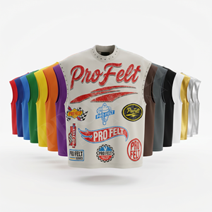 Fashionable Stylish Custom Printed Sleeveless Tank Top Cotton Streetwear Summer Casual Oversized Gym Embroidery <b>Logo</b> Shirt Men - Product Image 1