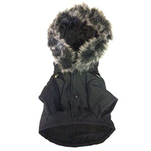 Abrigo de mezclilla rústico para mascotas, de lana, para ropa canina elegante - Product Image 6
