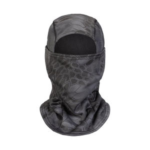 Pasamontañas térmico de forro polar resistente al viento para ciclismo, motociclismo y esquí, con cubrecuello y máscara facial. - Product Image 4