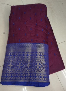 Tela de Yute Puro Premium para Lehenga, Ropa Tradicional Étnica para Mujer, Venta al por Mayor, Tela de Yute Natural Dorada de Alto Gramaje - Product Image 2