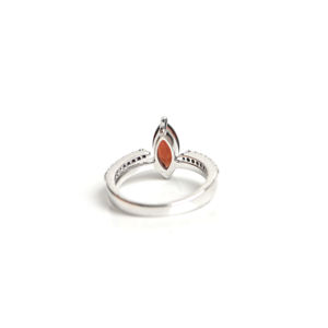 <b>Garnet</b> Marquise Cut Luxury Bridal <b>Ring</b> 925 Sterling <b>Silver</b> Handmade Gemstone <b>Ring</b> January Birthstone Wedding Engagement Party - Product Image 3