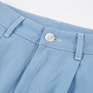 Pantalones Cortos de Mezclilla al por Mayor de Fábrica, Estilo Jorts, Verano, Unisex, Ajuste Holgado, Lavado Vintage, Hip Hop, Casual, con Bordes sin Rematar y Bolsillos Utilitarios - Product Image 5