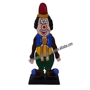 Venta caliente estatua de payaso de Metal de alta calidad decoración de mesa de aluminio escultura de payaso para Hotel en casa - Product Image 1
