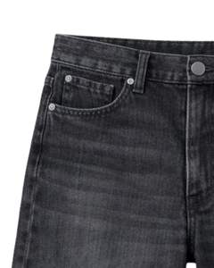 Shorts de Mezclilla Personalizados para Hombres Negros, Lavado Clásico, Corte Regular, Ropa Casual de Verano, Cierre con Botones, Fabricante Personalizado - Product Image 2