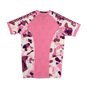 Rashguard personnalisé à manches courtes pour hommes, femmes et enfants, pour la natation et le BJJ, avec sublimation marine - Product Image 2