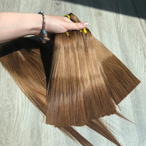 Ensemble vierge vietnamienne Super Double dessiné faisant perruque 12 pouces de haute qualité 3 tons de couleur - Product Image 2