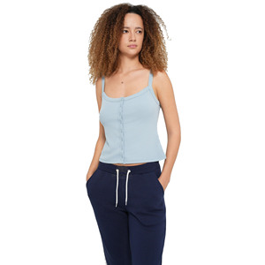 กางเกงขายาวทรงสลิมเข้ารูป กางเกงกีฬา กางเกงออกกำลังกาย กางเกงวอร์ม มีกระเป๋าข้าง ผ้าฝ้าย 100% กางเกงวิ่งสำหรับผู้หญิง - Product Image 4