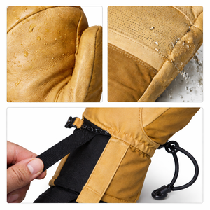 Guantes de Esquí Térmicos Aislantes 3M, Impermeables, Resistentes al Viento, Compatibles con Pantallas Táctiles, Transpirables, para Hombres y Mujeres, para Snowboard y Motos de Nieve - Product Image 3